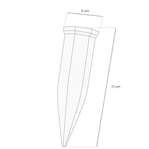 Lot de 4 cônes d'arrosage terre cuite
