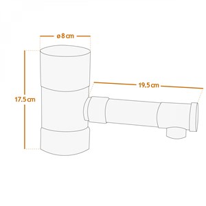 Récupérateur d'eau de pluie gouttière