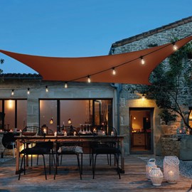 Voile d'ombrage rectangulaire - 3x5m