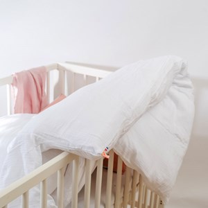 Housse de couette en coton bio blanc
