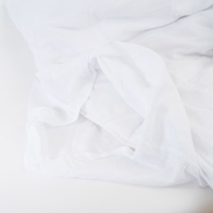 Housse de couette en coton bio blanc