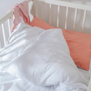 Housse de couette en coton bio blanc