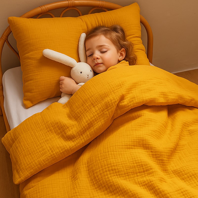 Housse de couette en coton bio honey