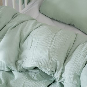 Housse de couette en coton bio vert