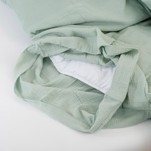 Housse de couette en coton bio vert