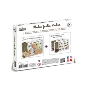 Kit herbier feuilles d'arbre - kit outil