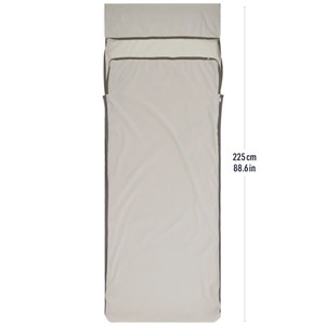 Drap de couchage sea to summit silk ble