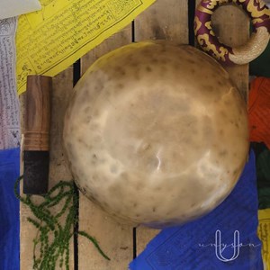 Bol tibétain chantant pleine lune ø28cm