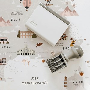 Affiche carte de france