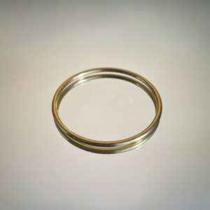 Jonc acier inoxydable doré