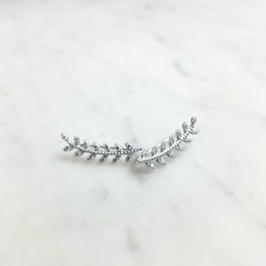 Boucles d'oreilles argent epis de blé