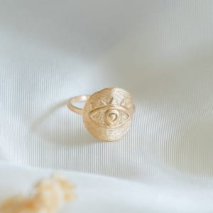 Bague Breloque Avec Symbole 'Œil Grec' (mati) - Neuve Avec étiquettes