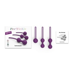 Coffret boules de geisha - perfit'kit Violet