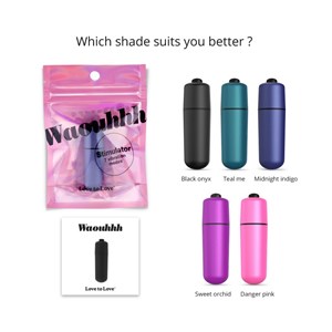 Mini stimulateur clitoridien - waouhhh Bleu foncé