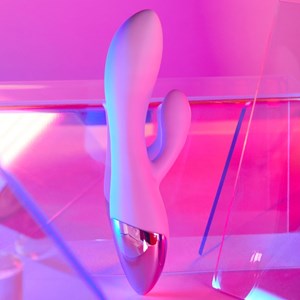Sextoy double stimulation - funky bunny Violet