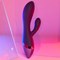 Sextoy double stimulation - funky bunny Bleu foncé