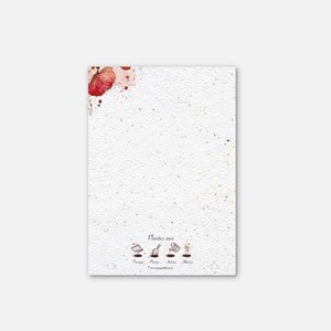 Carte à planter - coquelicots d'amour