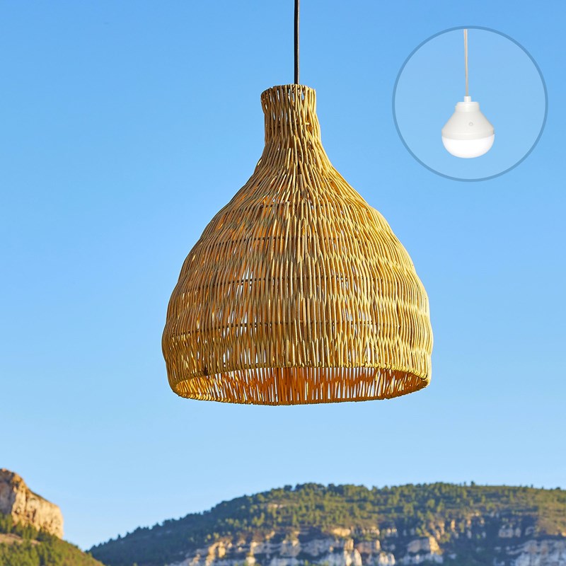 Suspension d'extérieur nomade beige bella