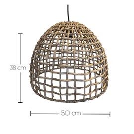 Suspension solaire beige amadeo