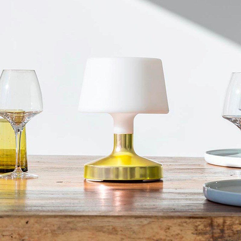 Lampe de table touch led doré helen
