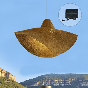 Suspension solaire bohème beige kleia
