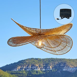 Suspension solaire bohème beige solara
