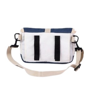 Sacoche guidon vélo - bleu et jaune