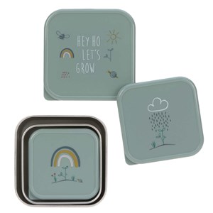 Lot de 3 boites gigognes en inox ga