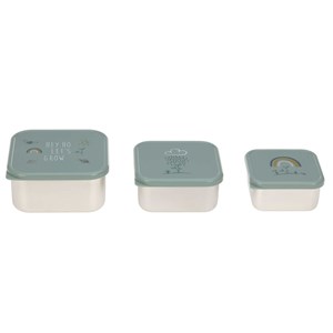 Lot de 3 boites gigognes en inox ga