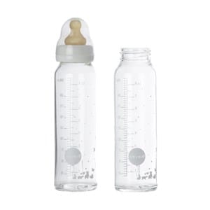 Lot de 2 biberons en verre 240ml