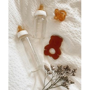 Lot de 2 biberons en verre 240ml