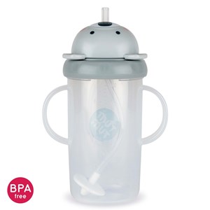 Grande tasse anti fuite + paille le