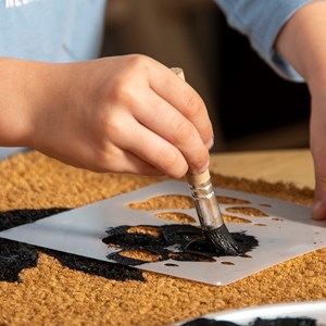 Diy paillasson empreintes d'animaux