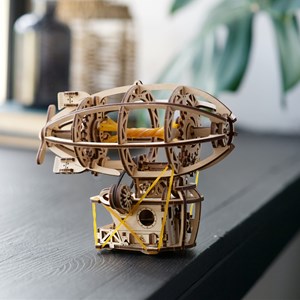 Dirigeable steampunk puzzle 3d bois