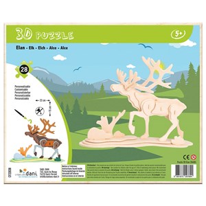 Puzzle 3d elan dani créations