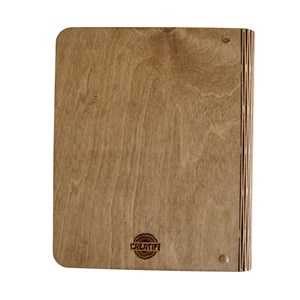 Carnet en bois dragon