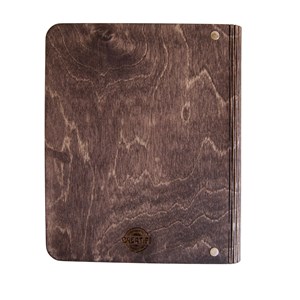 Carnet en bois - Triskel