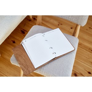 Carnet en bois voyage