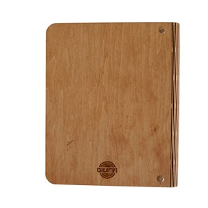 Carnet en bois - Licorne