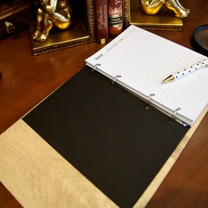 Carnet en bois ?houette