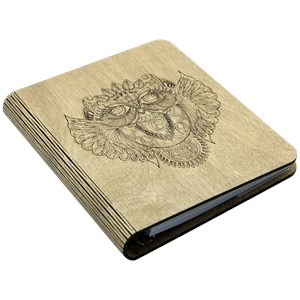 Carnet en bois ?houette