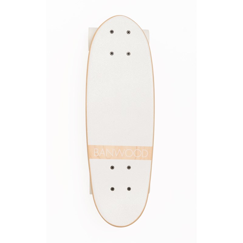 Banwood skateboard blanc