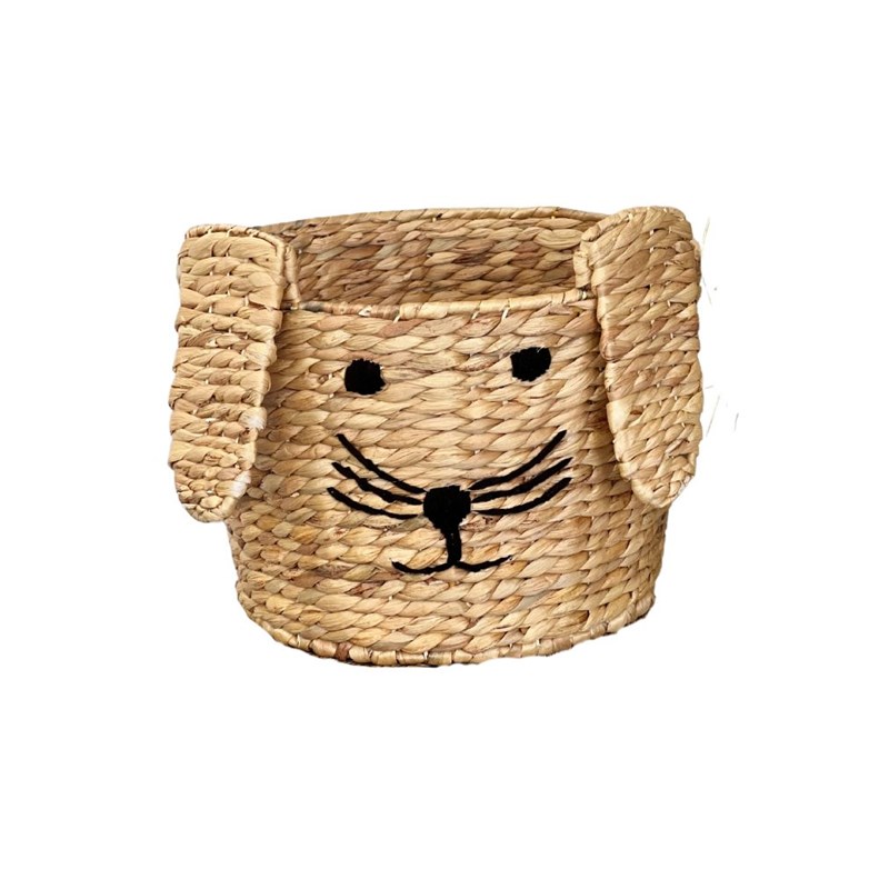 Panier en jacinthe d'eau lapin - choupy