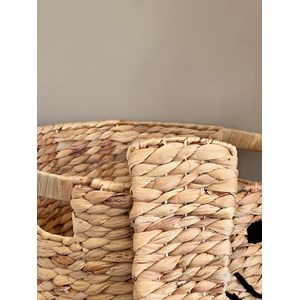 Panier en jacinthe d'eau lapin - choupy