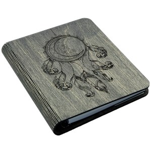 Carnet en bois ?ttrape rêve