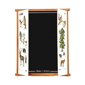 Tableau triptyque la forêt