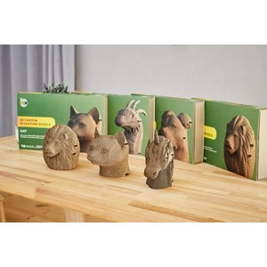 3d sculpture puzzle en carton licorne