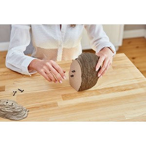 3d sculpture puzzle en carton lion