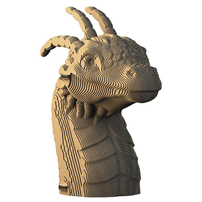 3d sculpture puzzle en carton dragon