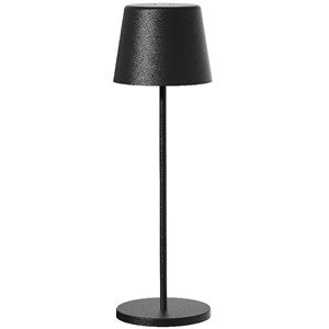 Lampe de table sans fil led noir kelly